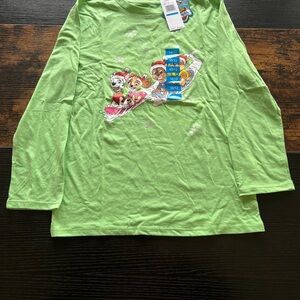 Paw Patrol Bright Green Long Sleeve Tee